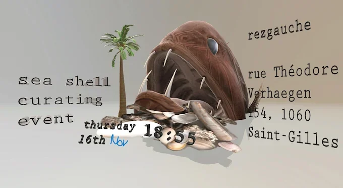 Sea Shell Curating Event