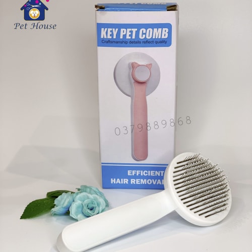 Lược Key Pet Comb chuyên dụng chải lông chó mèo hàng fullbox