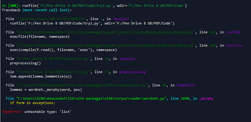 Python - How to find the lemma and frequency count for each word in the ...