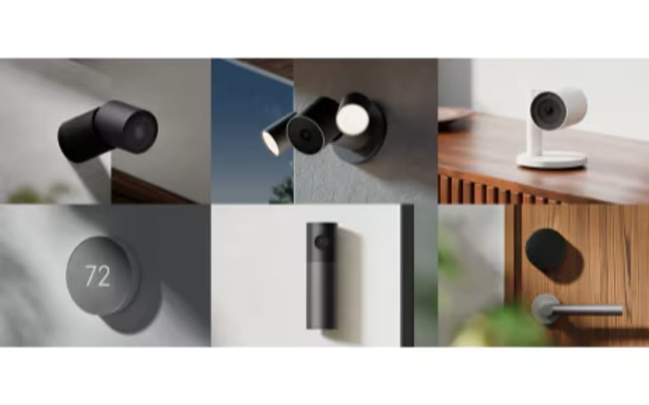 Acessórios da Apple Home Collection, incluindo termostato residencial inteligente