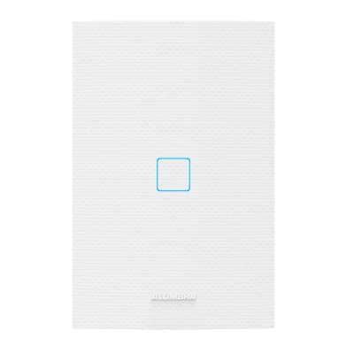 Interruptor Inteligente Wi-Fi Touch Alumbra Vivax 1 Módulo 4x2 Branco