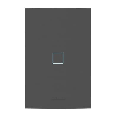 Interruptor Inteligente Wi-Fi Touch Alumbra Vivax 1 Módulo 4x2 Grafite