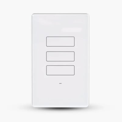 Interruptor Inteligente AGL Touch Wi-Fi 3 Teclas Branco