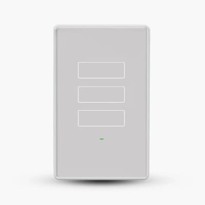 Interruptor Inteligente AGL Touch Wi-Fi 3 Teclas Cinza