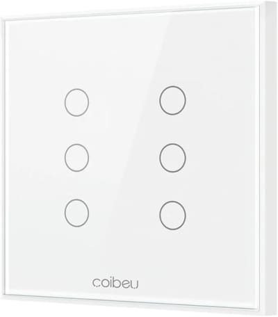 Interruptor Inteligente Wi‑Fi Coibeu WK‑MB006 6 Botões