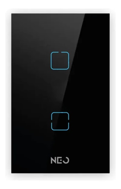 Interruptor Inteligente Neo Avant Zigbee Duo Preto