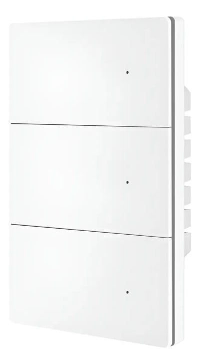 Interruptor Inteligente Zemismart ZM808-P3 Matter Wi‑Fi PC 3 Teclas Branco