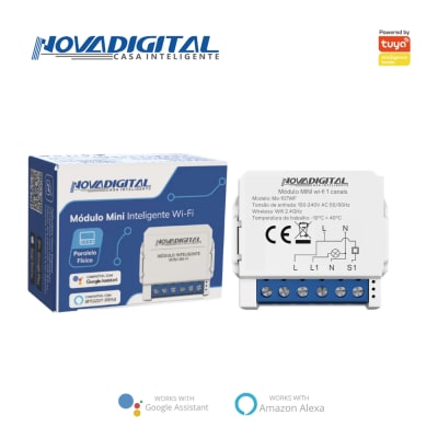 Novadigital Módulo Mini Wi-Fi 3 Canais MS-107WF