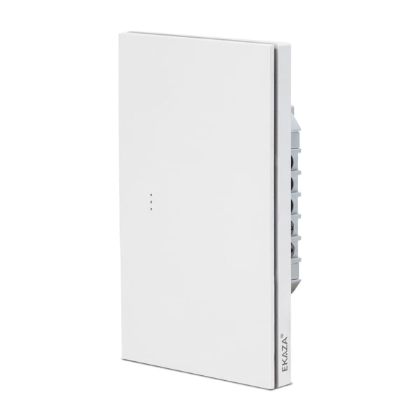 Interruptor Inteligente EKAZA Mercúrio Lite 1 Tecla Branco Zigbee 3.0
