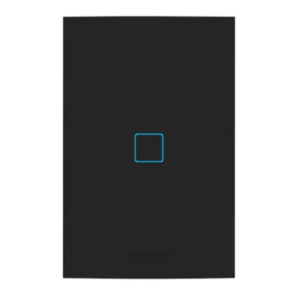 Interruptor Inteligente Wi-Fi Touch Alumbra Vivax 1 Módulo 4x2 Preto Ébano