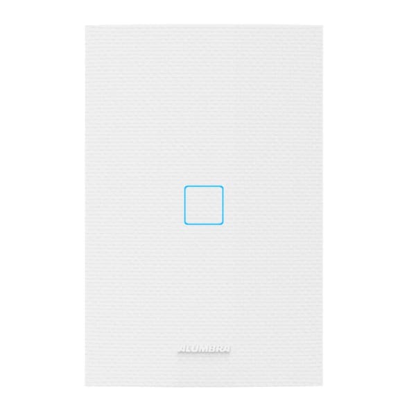 Interruptor Inteligente Wi-Fi Touch Alumbra Vivax 1 Módulo 4x2 Branco