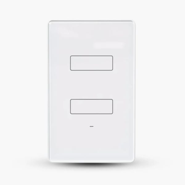Interruptor Inteligente AGL Touch Wi-Fi 2 Teclas Branco