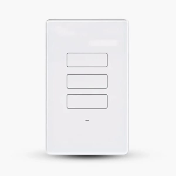 Interruptor Inteligente AGL Touch Wi-Fi 3 Teclas Branco