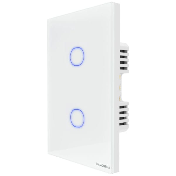 Interruptor Onne Smart Tramontina Branco com 2 Teclas