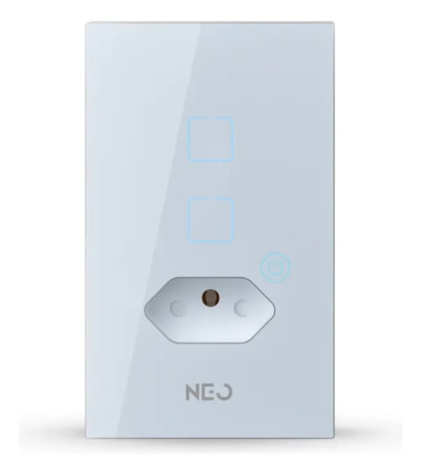 Interruptor Inteligente Neo Avant + Tomada Zigbee Duo Branco