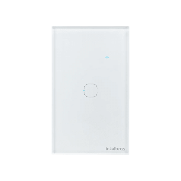 Interruptor Touch Inteligente Wi-Fi Intelbras EWS 1001 1 Tecla Preto