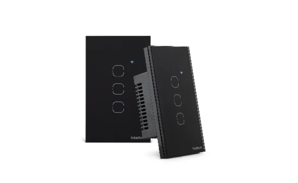 Interruptor Touch Inteligente Wi-Fi Intelbras EWS 1006 6 Teclas Branco