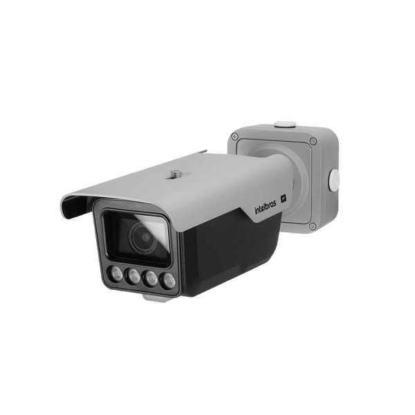 Intelbras VIP 5460 LPR IA Câmera IP Bullet 4 MP Leitura de Placas IP67 IK10