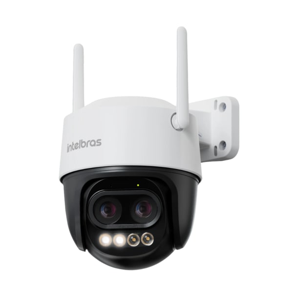 Câmera externa inteligente Wi-Fi Full HD 360° Intelbras iM7+ Zoom Full Color