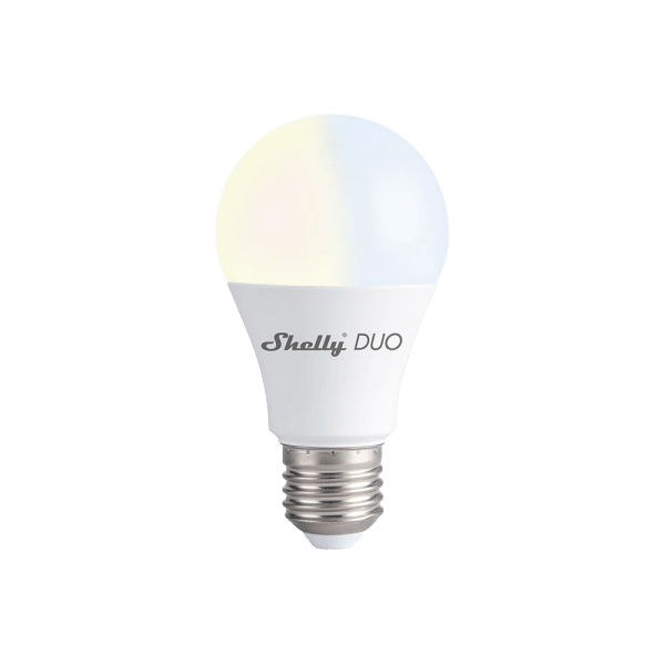 Shelly Duo RGBW E27 Lâmpada Inteligente Wi‑Fi 9W 800lm