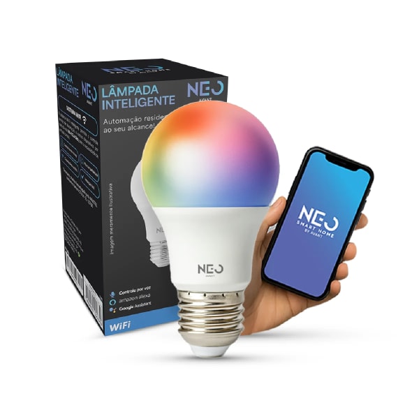 Neo Avant 291990347 Lâmpada LED Pera Inteligente Wi‑Fi RGB E27 15W