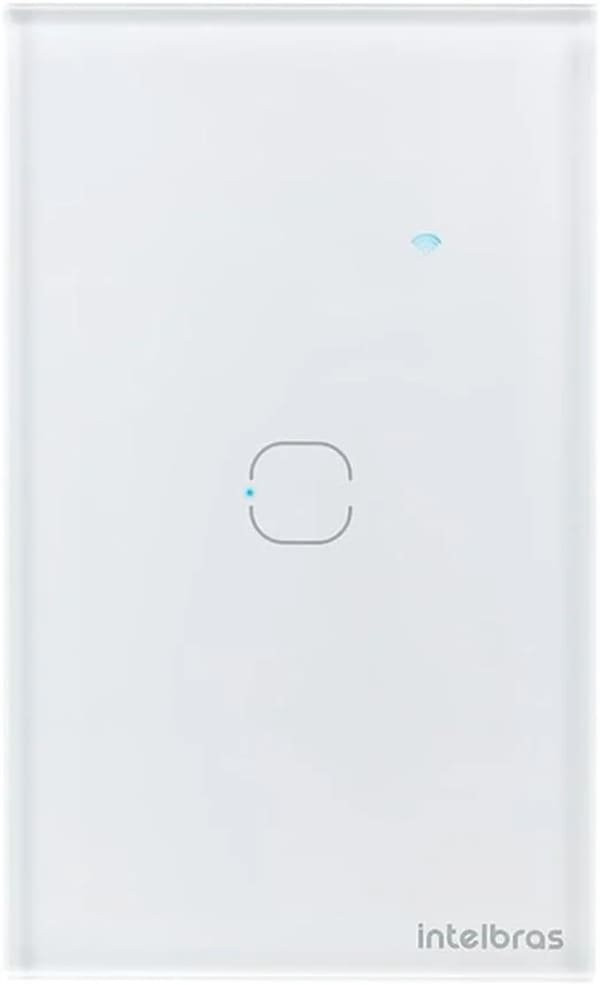 Interruptor Touch Inteligente Zigbee Intelbras EZS 1001 1 Tecla Branco