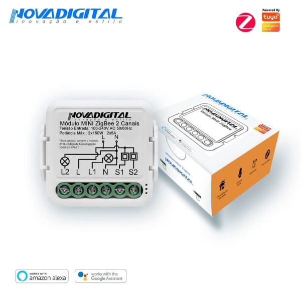 Novadigital Módulo MINI Zigbee 1 Canal MS-106ZB