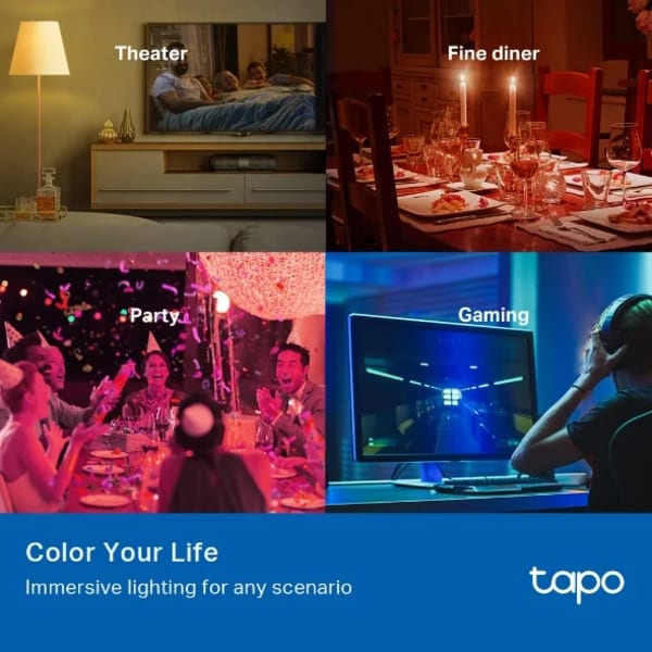 TP-Link Tapo L530B Lâmpada Inteligente B22 RGB Wi-Fi
