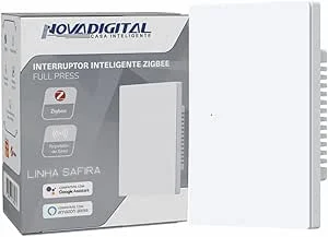 Interruptor Safira Zigbee Full Switch 1 Botão Branco