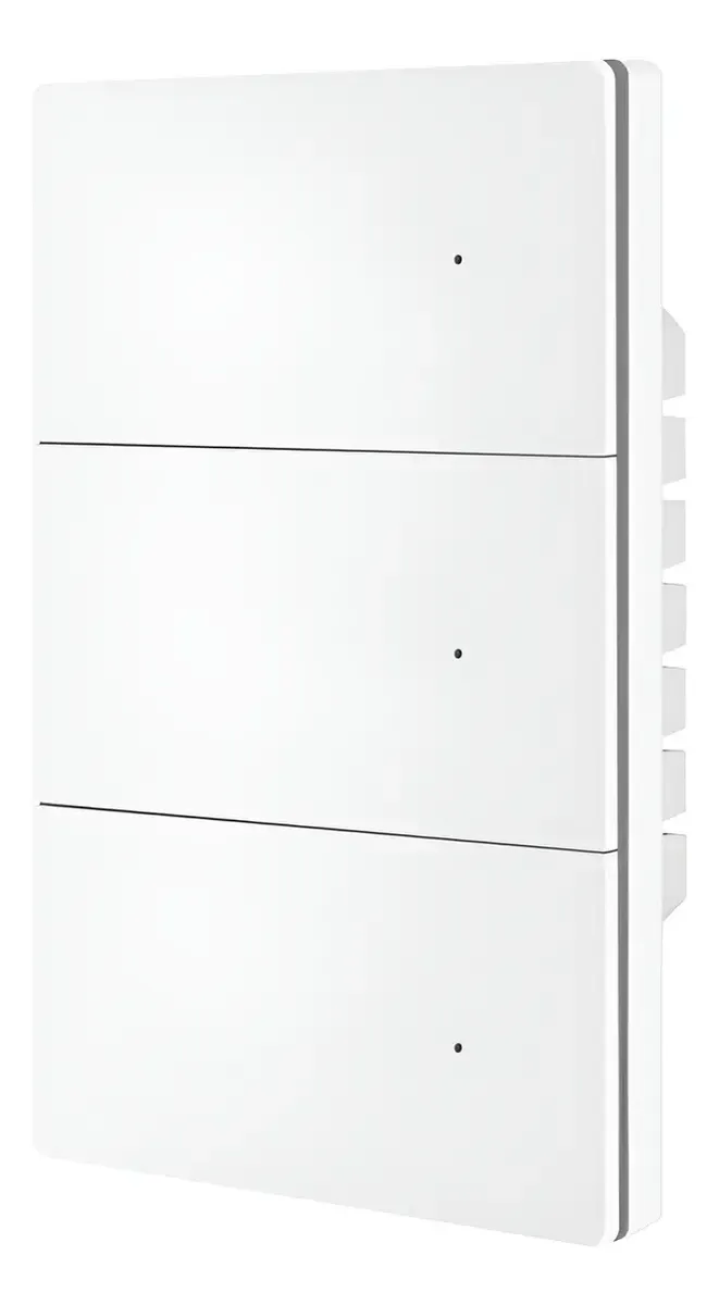 Interruptor Inteligente Zemismart ZM808-P3 Matter Wi‑Fi PC 3 Teclas Branco
