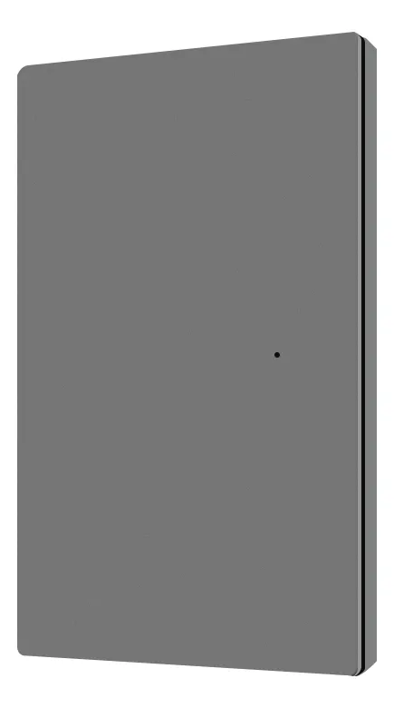 Interruptor Inteligente Zemismart ZM-808-LG Zigbee Alumínio Cinza 1 Tecla