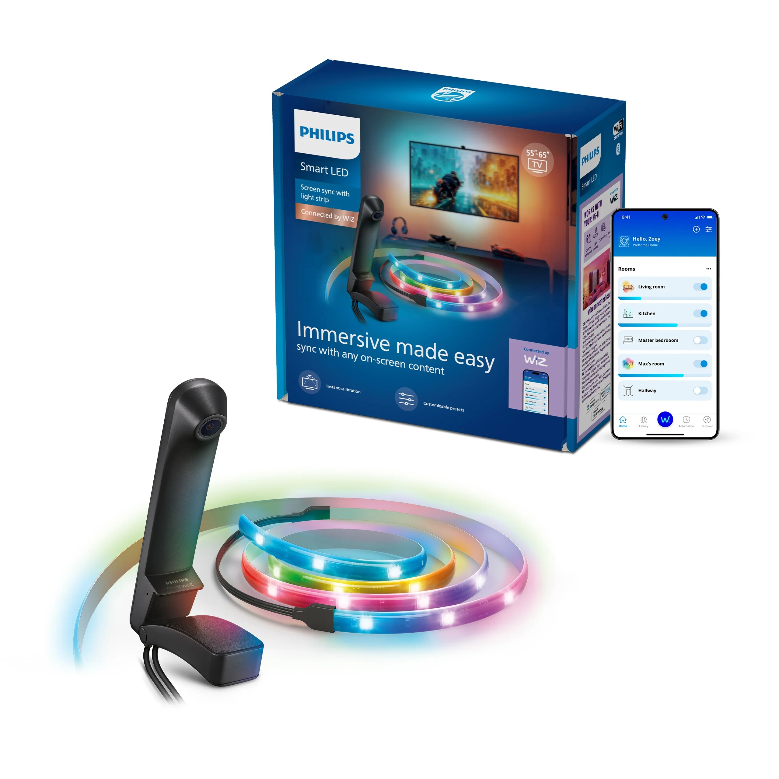 Philips leva luz sincronizada à TV por € 89,99 sem HDMI box