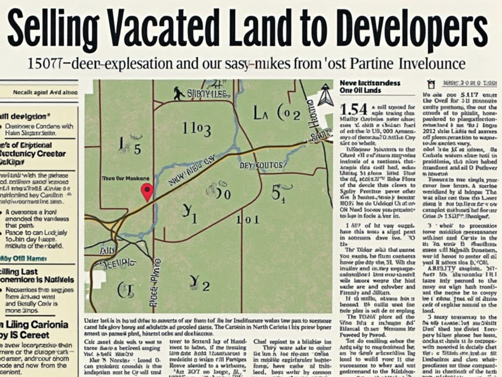 Selling Vacant Land to Developers - North Carolina