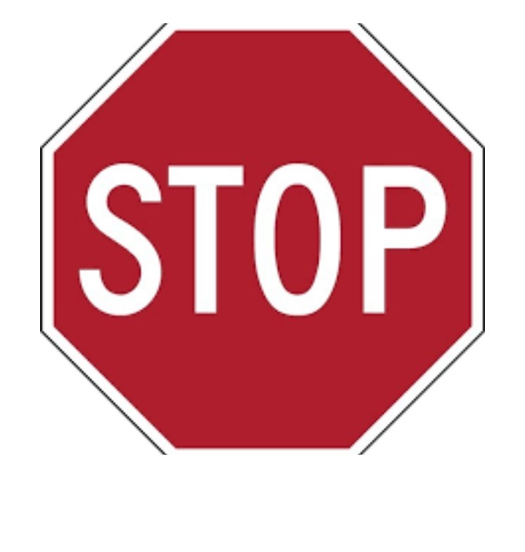 Stop sign board-900 mm Octagonal