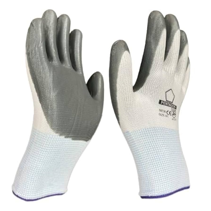Cut Resistance Cotton Gloves Commercial Grade (Grey)