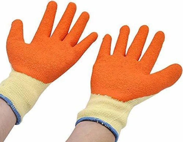 Cut Resistance Cotton gloves Superior Grade (Orange)