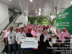 BRI Peduli kanca Cibubur Ringankan Beban Warga Jabodetabek Lewat Bantuan Sembako