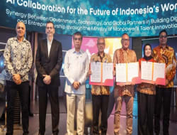 Perkuat Ekosistem Ketenagakerjaan, Kemnaker Teken MoU dengan Wadhwani dan Indosat