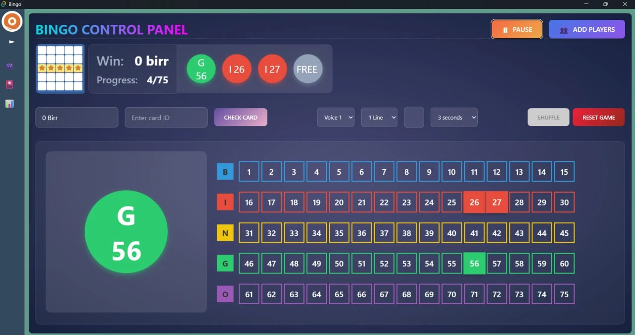 Bingo App