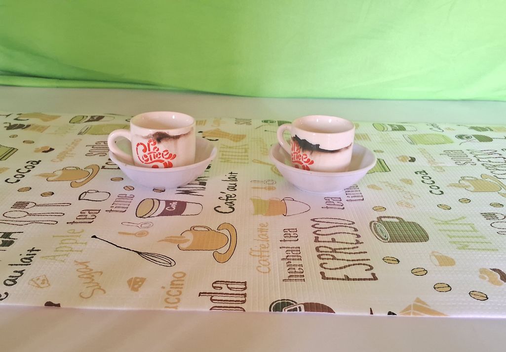 Two cups, one table, endless possibilities! With our slip-resistant shelf liners, your coffee setup stays secure while you sip and savor.
