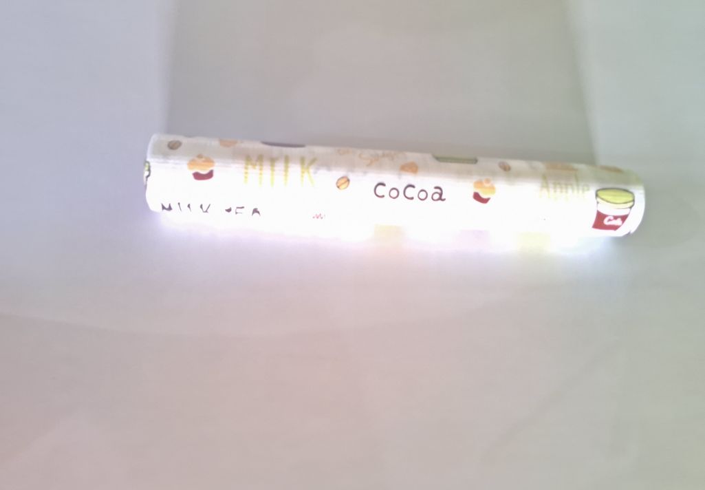 Our white tube is perfect for adding fabric weights or weighted objects along the edges of your liner.