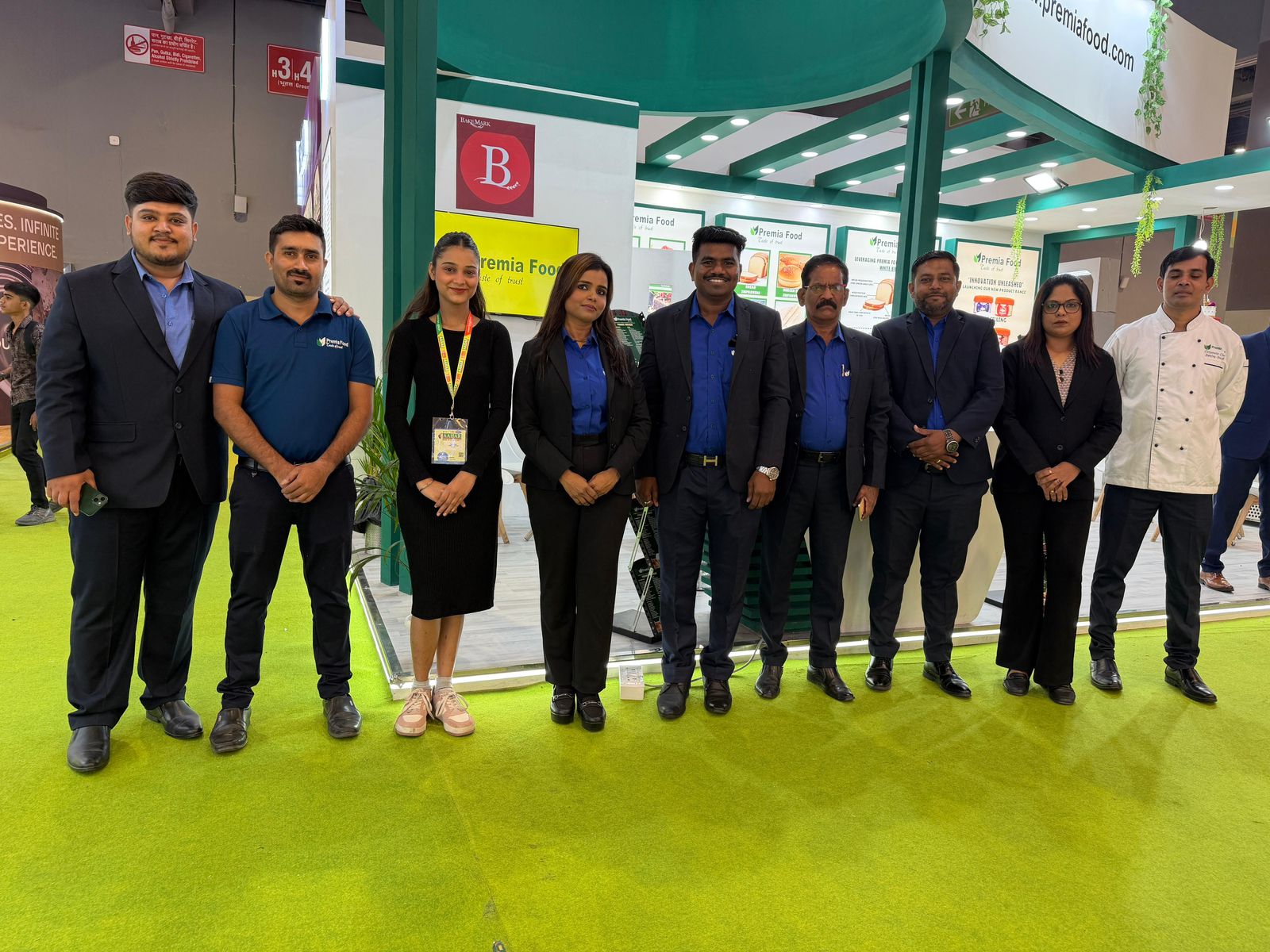 Premia Food Expo — Team at stall