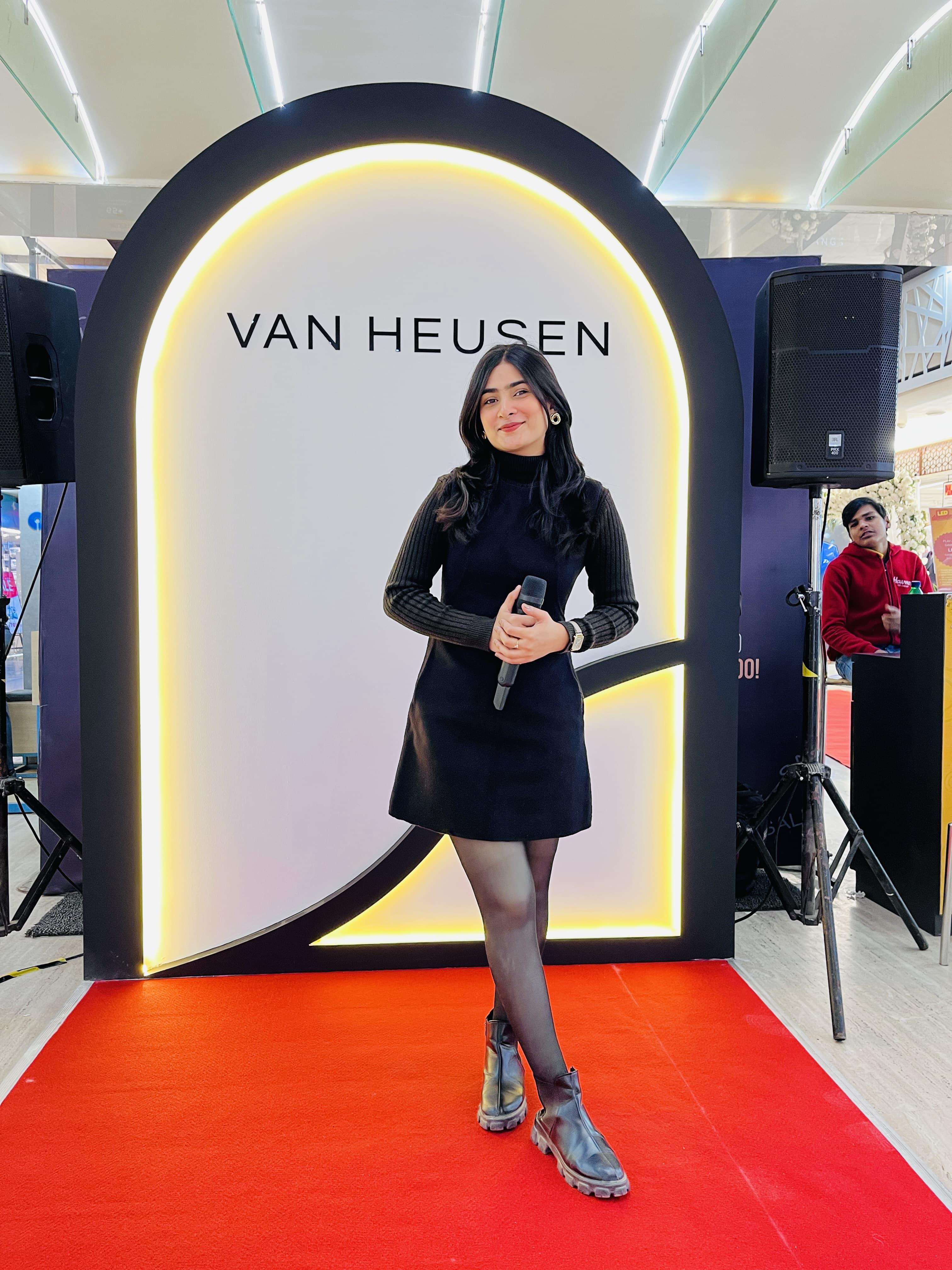 Van Heusen Brand Activation Host