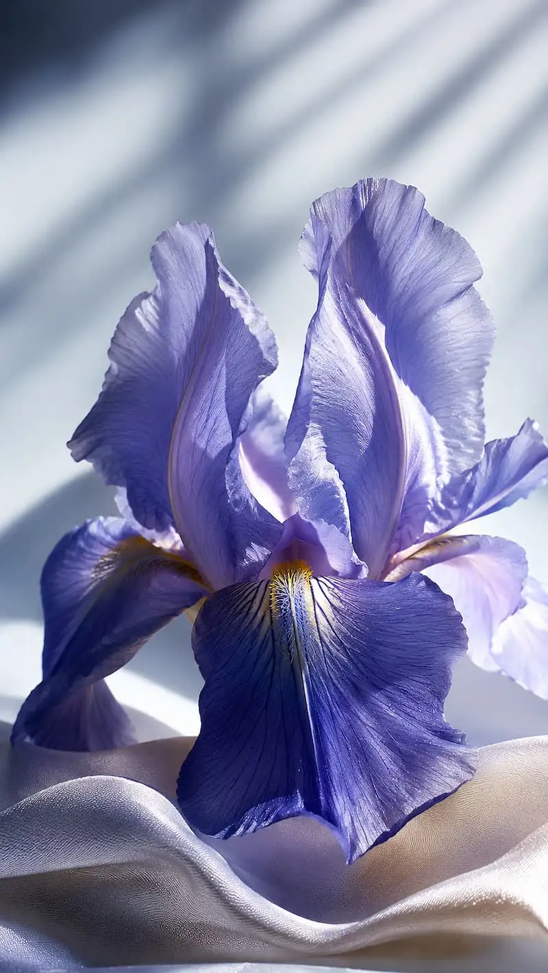 Flor de iris azul para Emanuel Ungaro L'Homme
