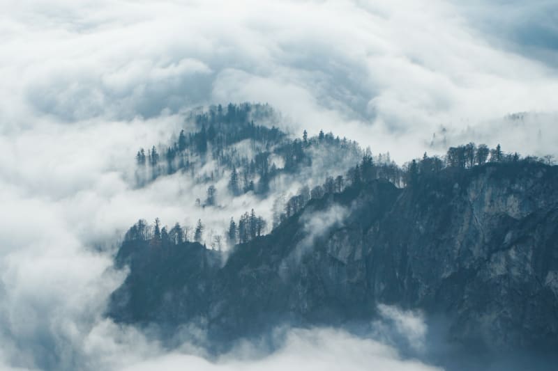 Clouds over Untersberg