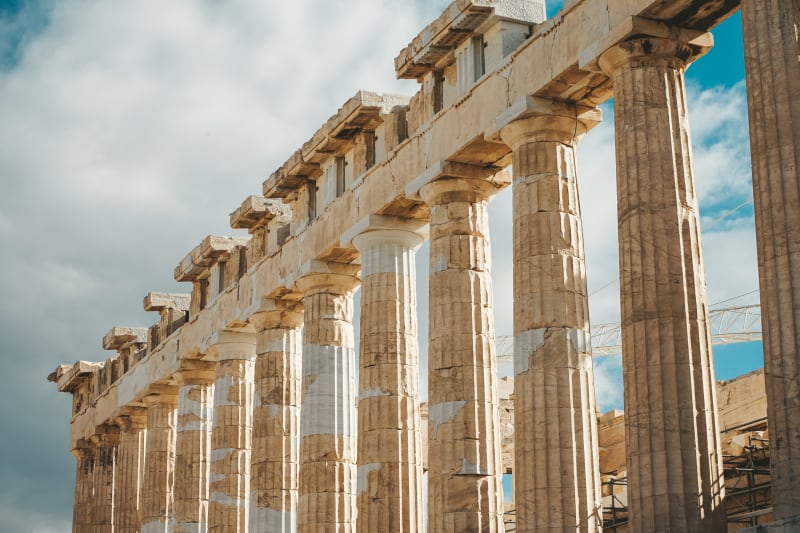 Doric Columns of the Parthenon