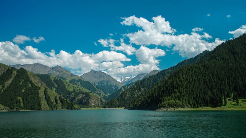 Heavenly Lake of Tianshan