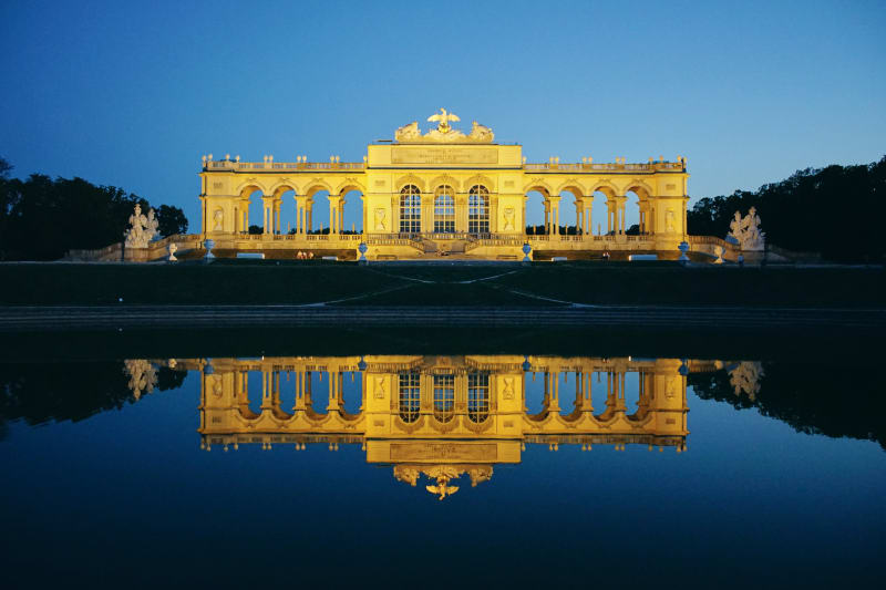 Gloriette Reflected at Schönbrunn