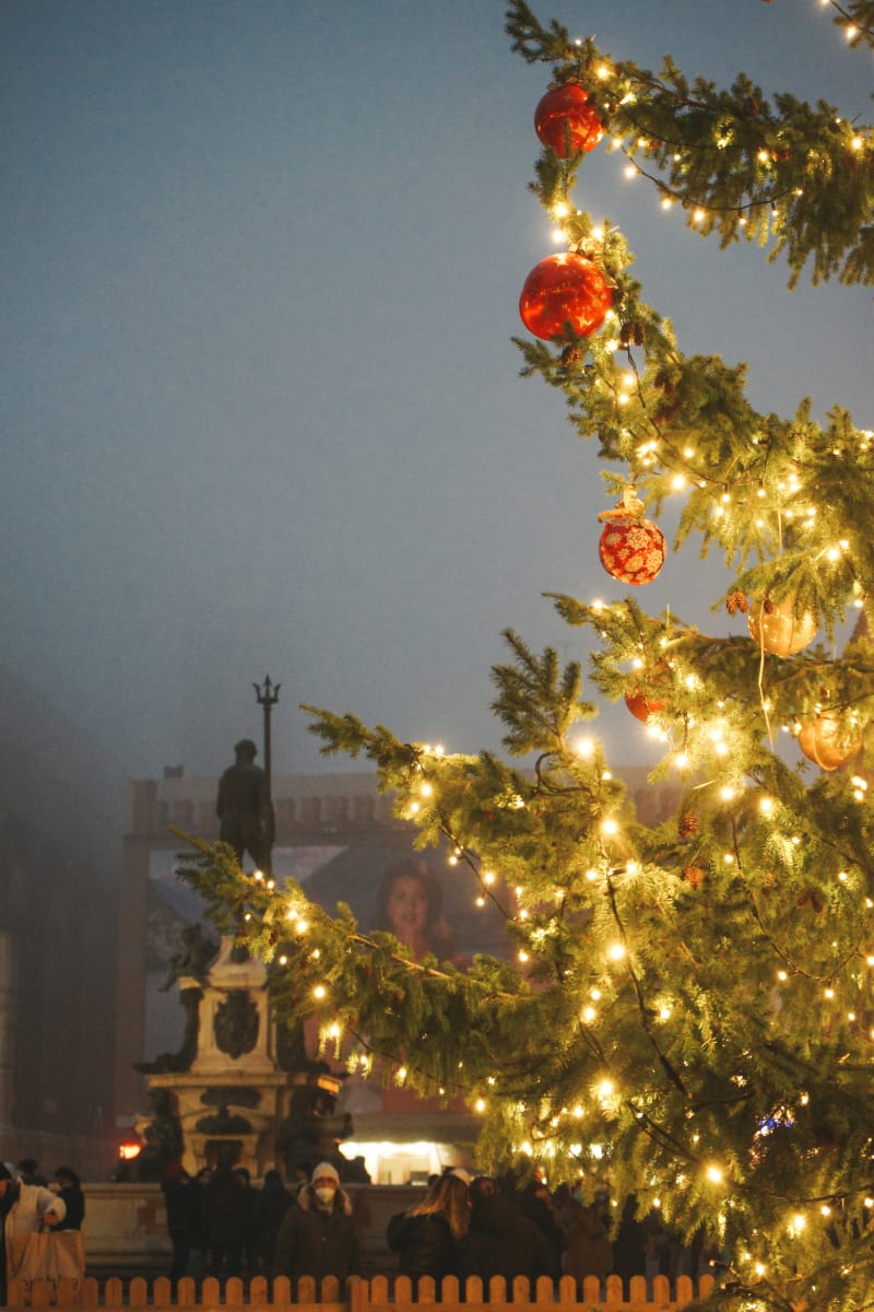 Christmas at Piazza del Nettuno, Bologna