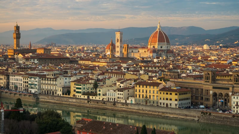 Florence Cathedral at Sunset